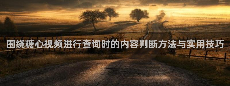 糖心app下载安装app:围绕糖心视频进行查询时的内容判断方法与实用技巧